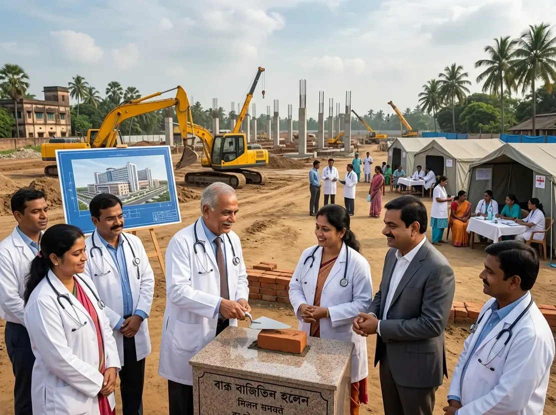 Adani Group to Build Huge 2000-Bed Bengal Super Facility - OC Academy Medical Insights