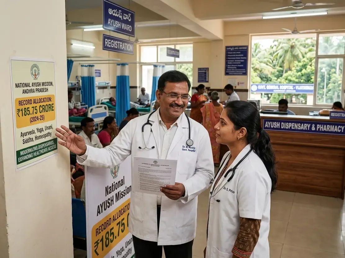 Andhra Pradesh Receives Record ₹185 Cr AYUSH Allocation