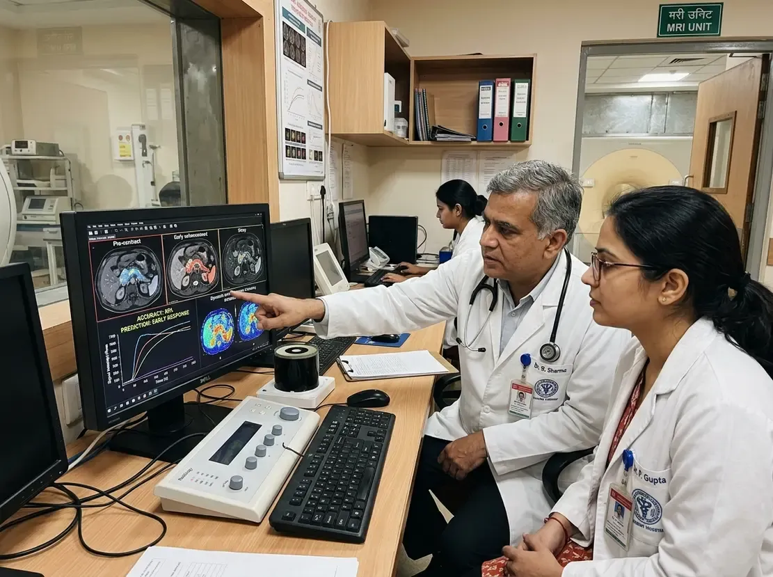 DCE-MRI Predicts Early Pancreatic Cancer Therapy Success