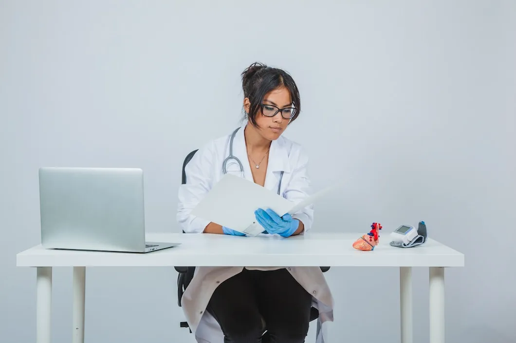 Young Indian doctor exploring in-demand diploma courses after MBBS for career growth