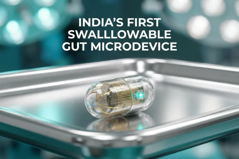 IIT-AIIMS Swallowable Microdevice Revolutionizes Gut Sampling