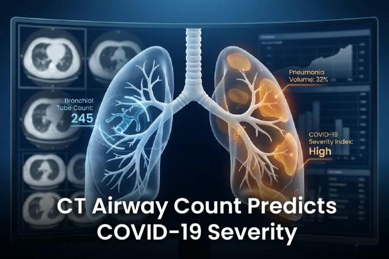 New AI-Driven CT Scan Metric Predicts Severe COVID-19 Outcomes