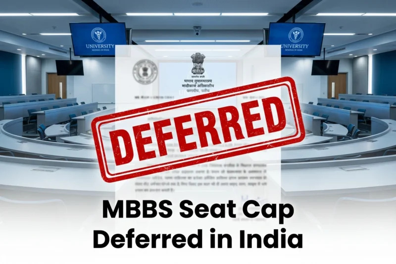 NMC\’s MBBS Seat Capping Deferred: What It Means for 2024-26