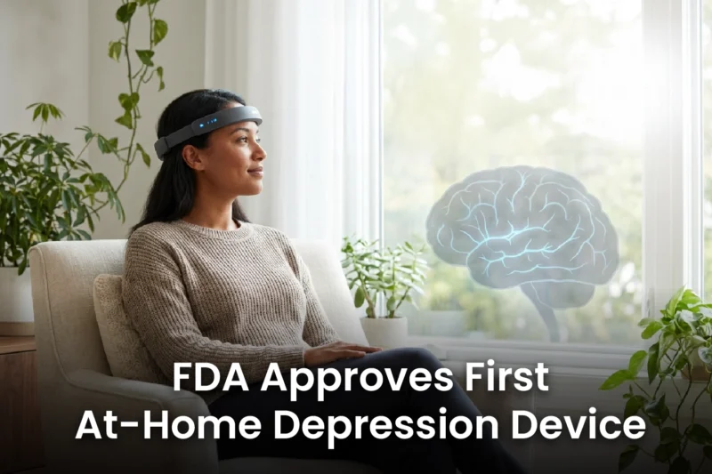 FDA Clears First At-Home Brain Stimulation Device for MDD
