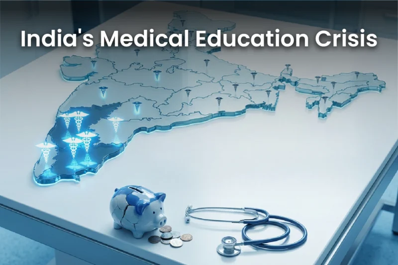 India’s Medical Education Crisis: Committee Flags Seat Shortage & High Fees