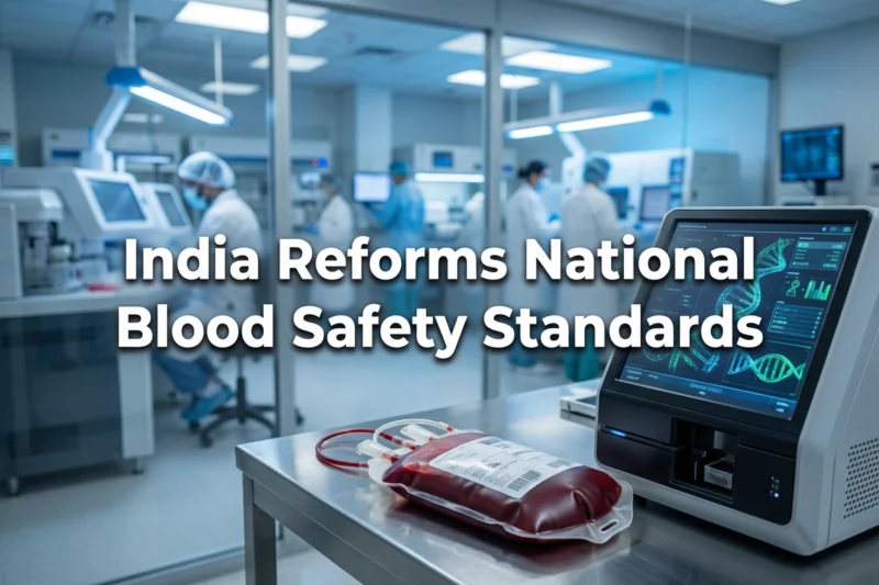 Why India Urgently Needs New Blood Safety Reforms