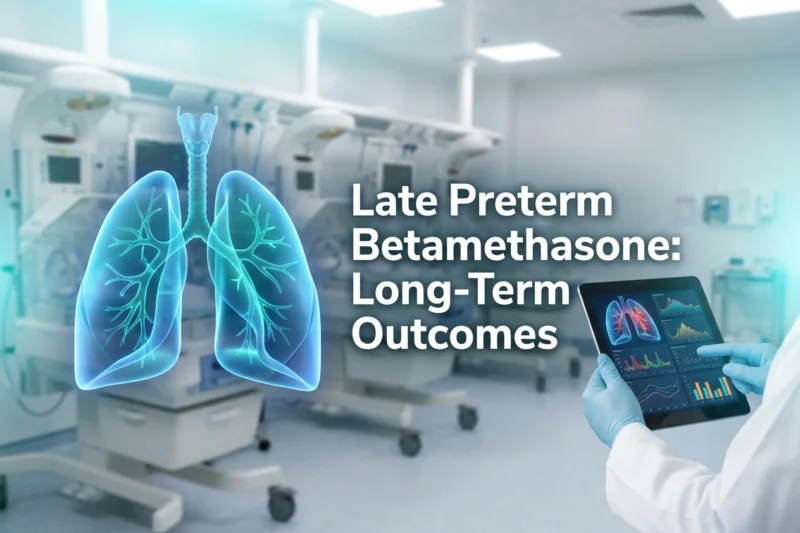 Late Preterm Betamethasone: What Are the Long-Term Lung Outcomes?