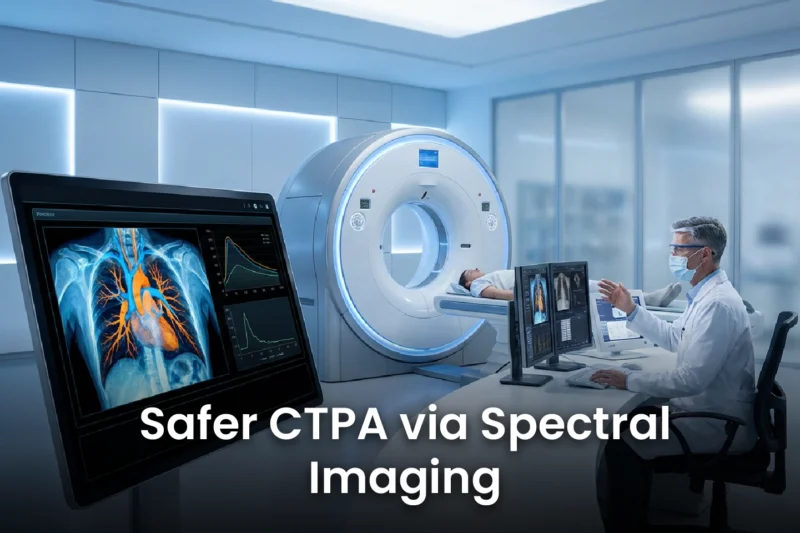Safely Halve Your Contrast Dose in CTPA with Spectral CT