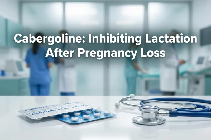 New Data: Single-Dose Cabergoline Blocks Post-Loss Lactation
