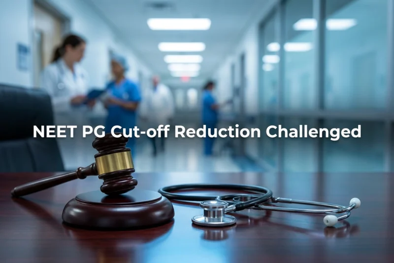 SC Takes Up Plea Challenging NEET PG Cut-off Reduction to Zero