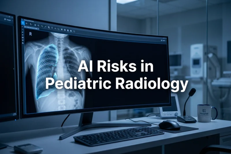 Risks of Using Adult-Trained AI for Child Radiology