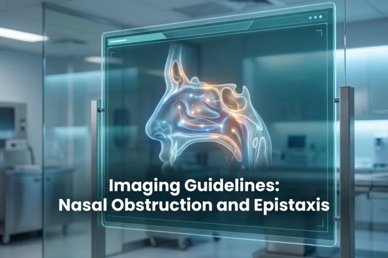 Imaging for Nasal Obstruction and Epistaxis: Best Practices