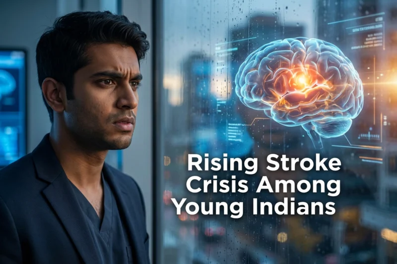 Stroke Crisis: 1 in 7 Indian Patients are Under 45