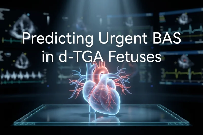 Predicting the Need for Urgent BAS in Fetal d-TGA