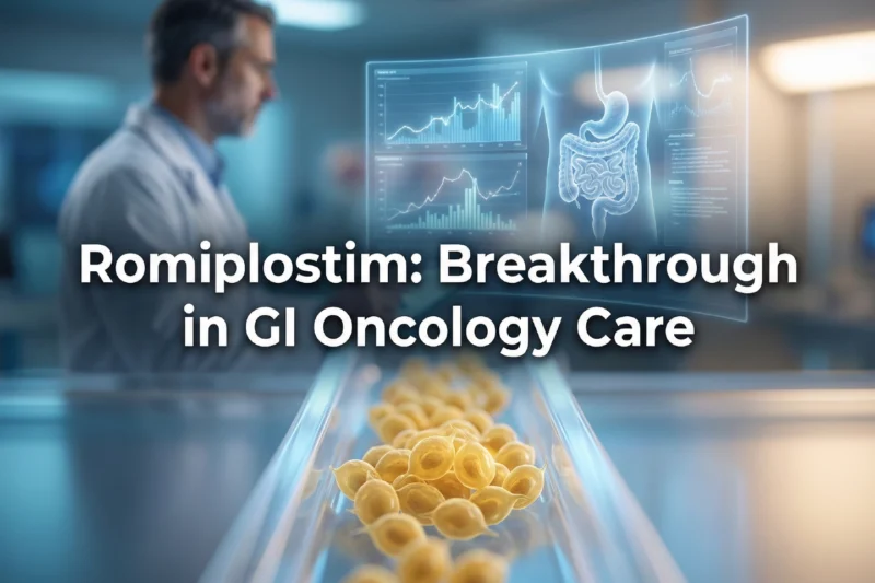 Romiplostim Prevents Chemotherapy Delays in GI Cancer