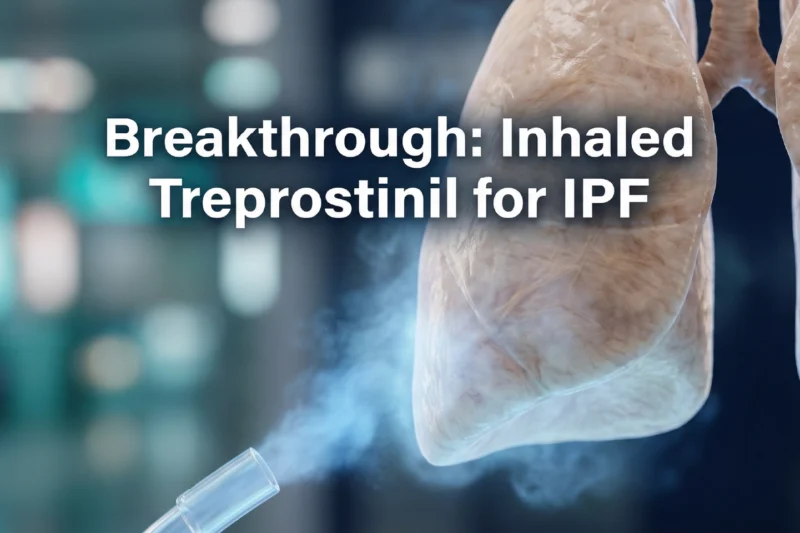 Can Inhaled Treprostinil Slow Lung Function Loss in IPF?