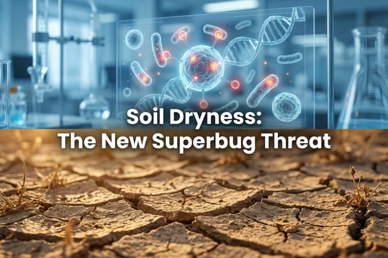 How Soil Dryness Fuels the Growth of Antibiotic Resistance